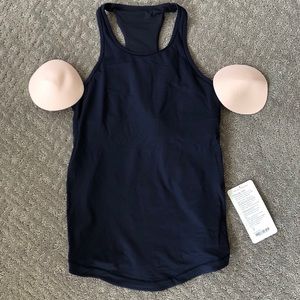 BRAND NEW Lululemon Final Lap Navy Tank Size 8